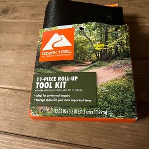 NEW in box  Ozark Trail 11 piece Roll up tool kit.